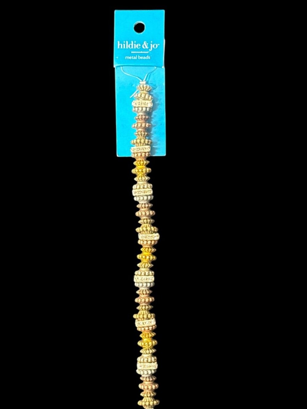 Hildie & Jo Metal Beads Mixed Metal Rondelle